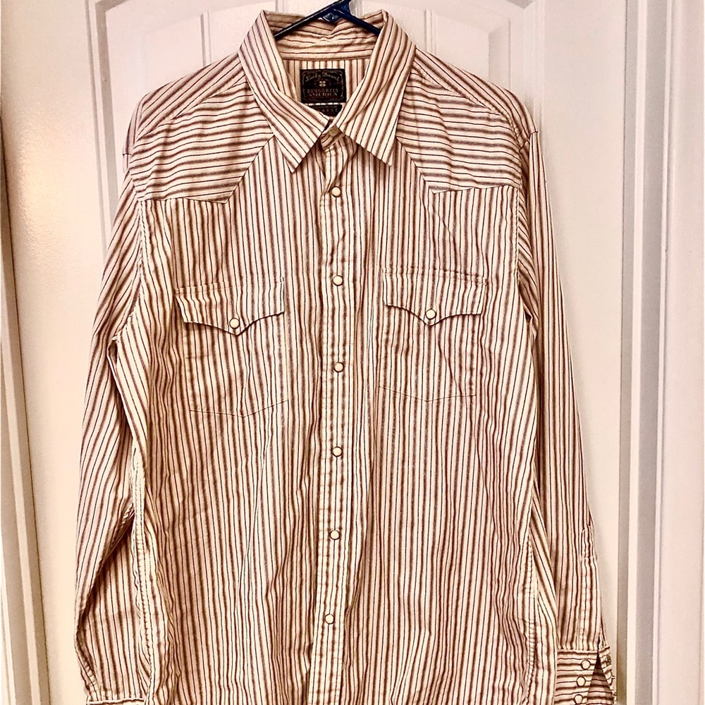 Lucky Brand Long Sleeve Button Down Shirt XL